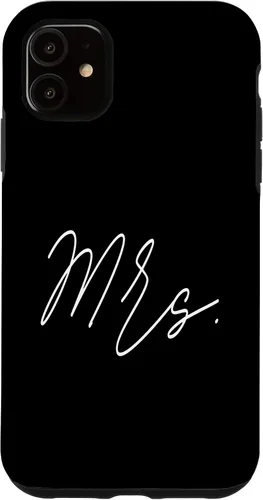 Vista 6 de iPhone 12 mini - Estuche de regalo para boda, diseño de señora novia