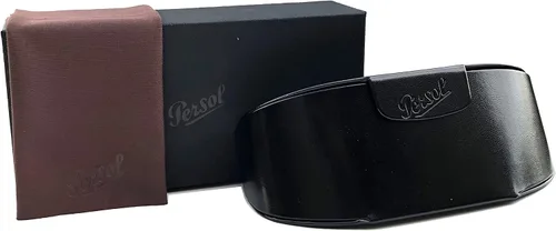 Vista 6 de Persol PO3050V - Lentes rectangulares para hombres + paquete con kit de anteojos de cortesía de diseñador iWear