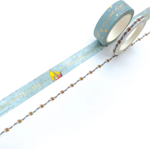 Vista 4 de Paper House Productions Where the Wild Things are - Juego de 2 rollos de cinta washi decorativa para álbumes de recortes y manualidades, personajes