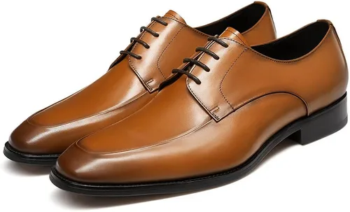 Vista 2 de GIFENNSE Zapatos Oxford de cuero para hombre