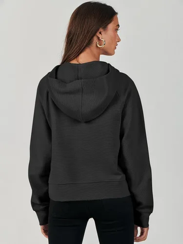 Vista 5 de ANRABESS Half Zip Sweatshirts Cropped Hoodies Fleece Womens Quarter Zip Up Pullover Sweaters Fall Outfits 2023 Winter Clothes
