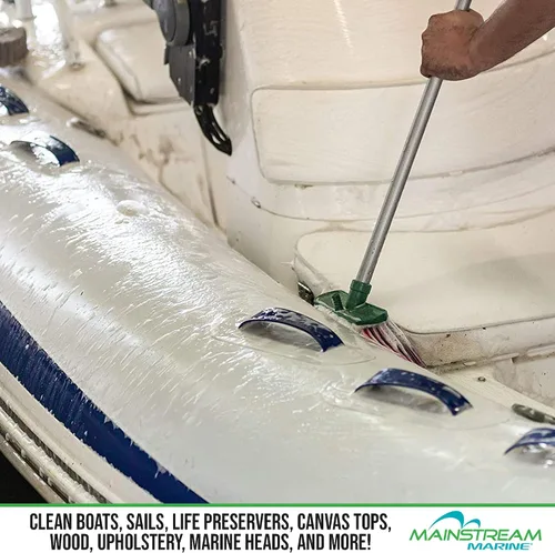 Vista 2 de Limpiador de barcos, jabón biodegradable de lavado de barcos, limpiador de cubierta para agua dulce y salada, suministros de limpieza de barcos