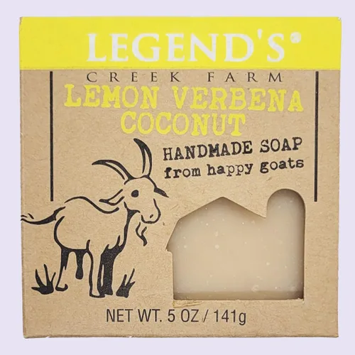 Vista 14 de Legend's Creek Farm Goat Milk Soap - Barra de jabón hidratante limpiadora para manos y cuerpo, espuma cremosa de 5 onzas, jabón natural nutritivo