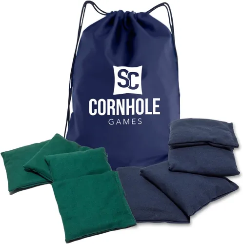 Vista 37 de Bolsas de cornhole resistentes al clima (juego de 8) - Tamaño/peso profesional de regulación (16 oz) - Uso en tableros de cornhole profesionales