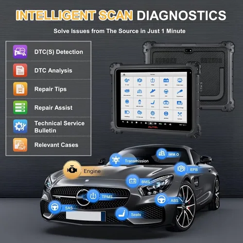 Vista 6 de Autel MaxiSys Ultra ADAS, herramienta de diagnóstico de escaneo inteligente superior 2025 con software de calibración del sistema ADAS