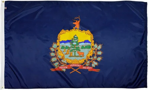 Vista 16 de FlagSource Bandera del estado de Alabama, material de nailon 200D con certificación FMAA, resistente, fabricada en Estados Unidos, resistente a