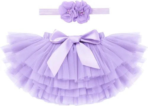 Vista 9 de Conjunto de ropa brillante para recién nacidas para niñas recién nacidas, mameluco de princesa + falda tutú + diadema de flores para sesión de fotos