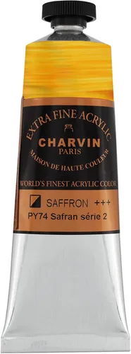 Vista 32 de Charvin Pintura acrílica profesional extrafina – verde absenta, tubo de 2.1 fl oz, pigmentos de triple fresado, resistente a la luz, pinturas