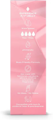 Vista 11 de K-Y Jelly Lubricante a base de agua para sexo, lubricante anal, lubricante personal a base de agua no graso, lubricante sexual compatible con el pH