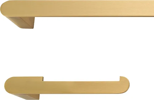 Vista 6 de Globe Electric 63000009 - Juego de baño todo en uno de 5 piezas, latón mate, luz de tocador de 3 luces de 20 pulgadas, toallero, anillo de toalla
