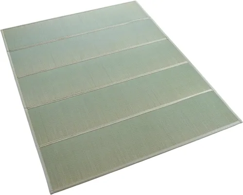 Vista 11 de Tatami Mat – Colchón plegable de tatami japonés Igusa, futón para dormir en el suelo de hierba rush, meditación, yoga Zen Tatami, individual XL por