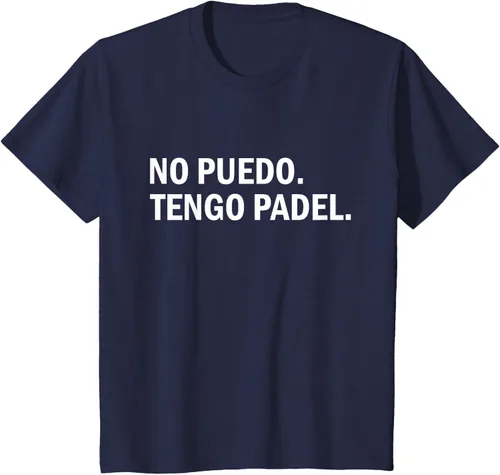 Vista 90 de Camiseta de jugador divertido No Puedo Tengo Padel Hobby