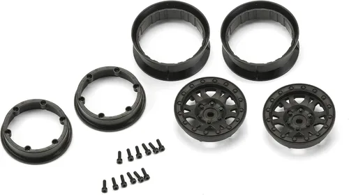 Vista 4 de Pro-Line Racing Fr R Impulse 1.9 Blk plástico Bead-Loc WhlCrawler PRO276903 RC Neumático