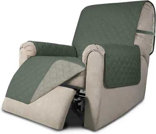 Vista 262 de Easy-Going - Funda reversible para sofá, resistente al agua, con varillas de espuma y correas elásticas, protector de muebles para mascotas y perros