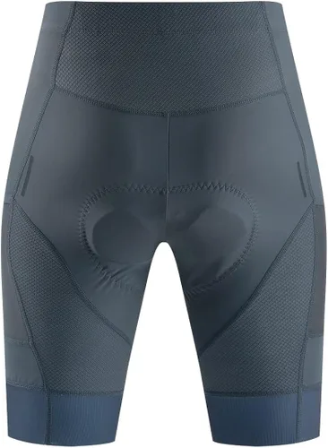 Vista 2 de YKYWBIKE Pantalones cortos acolchados para ciclismo de carretera para hombre con bolsillos antideslizantes en las piernas absorben el sudor