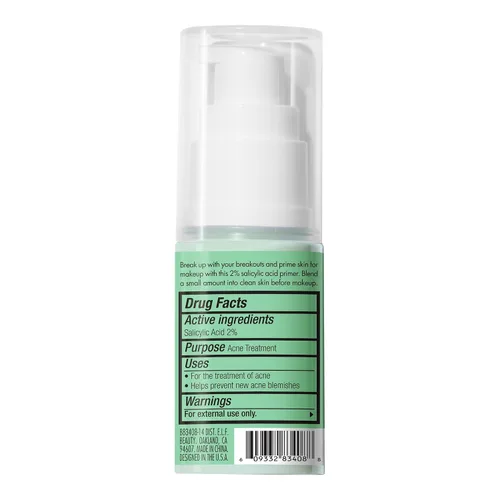 Vista 8 de e.l.f. Imprimación facial para control de imperfecciones, base de maquillaje calmante e hidratante para combatir imperfecciones, agarra