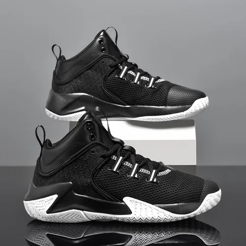 Vista 2 de PTYIBO Zapatos de Streetball para hombre y mujer antideslizantes para mujeres y hombres para correr