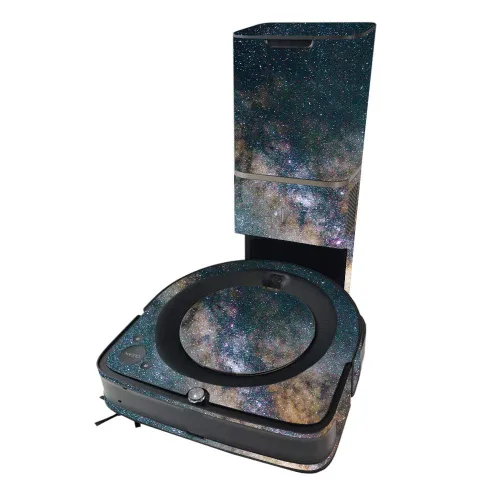 Vista 7 de MightySkins Skin compatible con iRobot Roomba s9+ Vacuum - Andromeda Cubierta de vinilo duradera y única Fácil de aplicar y cambiar de estilos