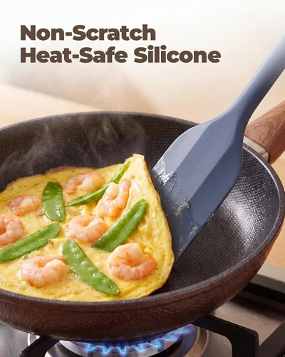 Vista 6 de Bake Choice Juego de espátulas de silicona resistentes al calor de 2 piezas