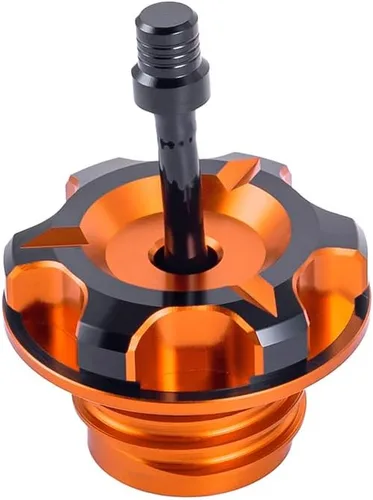 Vista 8 de Advanblack Axion Tapa de Tanque de Combustible de Aluminio Billet con Manguera de Ventilación Compatible con Harley Touring, Road Glide, Street