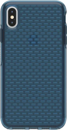 Vista 10 de OtterBox - Funda ultradelgada para iPhone X y XS (solamente) - Funda protectora transparente con acento de fieltro de lujo (magenta cristalino)