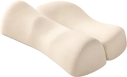 Vista 10 de Ergonomic Pillow with Neck Cradle Contoured Ergonomic Cozy for Nightly Rest, Blue