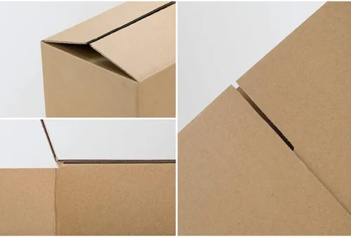 Vista 6 de Savins gt1-ZJ 100 Cajas de papel corrugado 4x4x4"(3.9x3.9x3.9 in)Amarillo