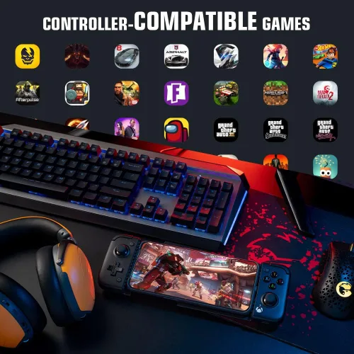Vista 8 de GameSir X2 Pro-Xbox Mobile Game Controller para Android Tipo-C 3937-7047in controlador de teléfono para xCloud Stadia Luna - 1 mes Xbox Game Pass