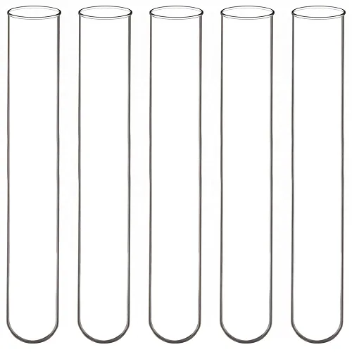 Vista 9 de Labasics Paquete de 15 tubos de ensayo de fondo redondo de vidrio borosilicato, 1.181 in de diámetro exterior x 6.496 in de longitud (paquete de 15)