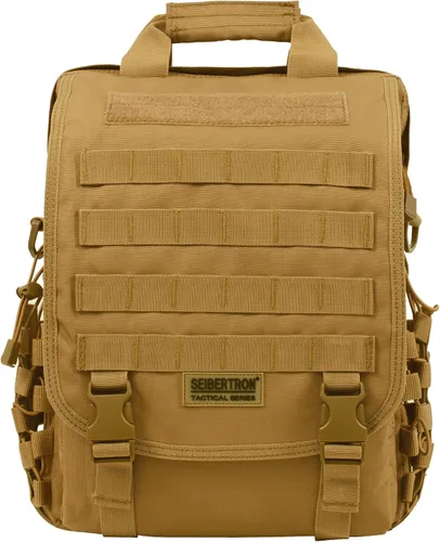 Vista 10 de Seibertron Pro-Multifunción Bandolera Bolsa de Mensajero para Laptop de 14.1" o 17.3