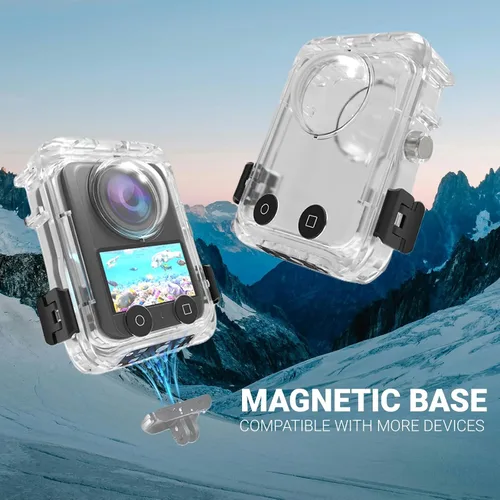 Vista 4 de Funda impermeable para DJI Osmo 360 (funda de buceo Osmo 360 - Base magnética)