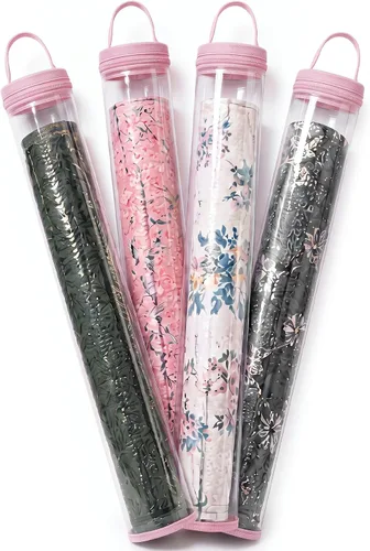 Vista 13 de 4 piezas de 33.5" transparente Mahjong Mat Bag, negro, cremallera