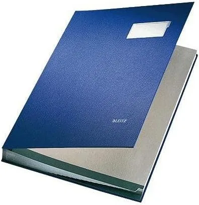 Vista 8 de Leitz 57000195 Libro de firma expandible con 20 separadores de tarjetas, A4, negro, 57000095