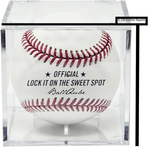 Vista 6 de The Original Ballqube - Caja Expositora de bolas de béisbol (protección UV), S