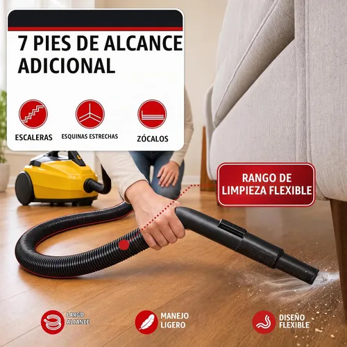 Vista 7 de Maresh Products - Manguera de vacío de repuesto para Eureka & Sanitaire Mighty Mite, SmartVac y Professional Series – Compatible con los modelos
