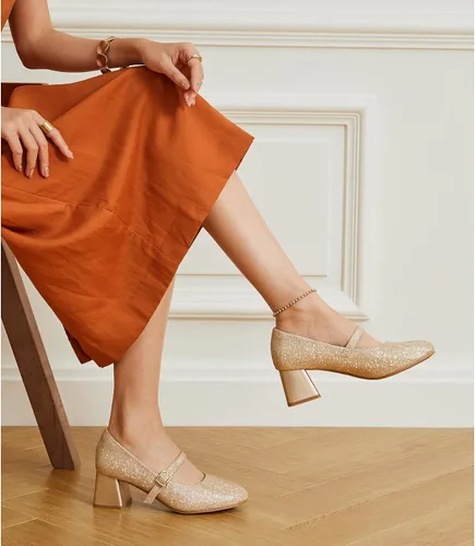 Vista 3 de Trary Mary Jane Shoes Women, Chunky Mary Janes Heels for Women Shoes Dressy Casual, Dress Shoes for Women Block Heels Closed Toe Mary Jane Pumps