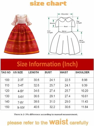Vista 6 de SZ-TONDA Kids Costume Dress - Halloween Party Cosplay Clothes Summer Dress Outfit