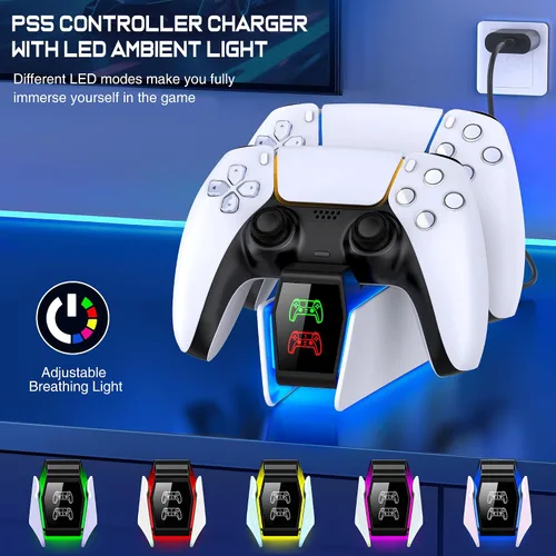 Vista 5 de PS5 Controller Charger