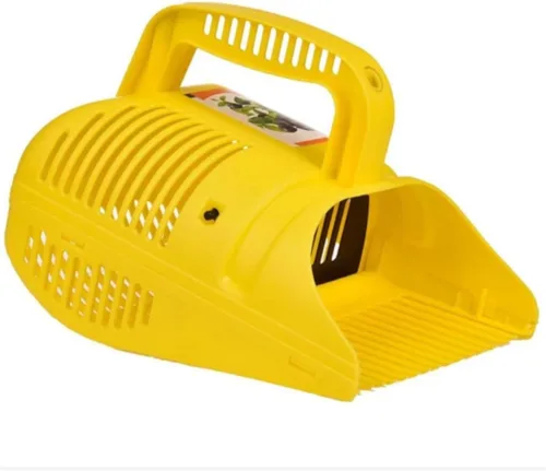 Vista 6 de Gralara Fruit Picker with Collection Chamber Sturdy Fruit Picker with Carrying Handle Easy to Clean for Orchards, Backyard Gardens