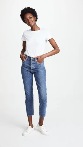 Vista 5 de Vince Essential Crew Tee para mujer