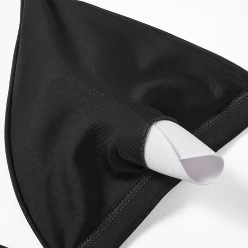 Vista 6 de SUUKSESS Conjunto de bikini de cintura alta para mujer, traje de baño de dos piezas con triángulo sexy