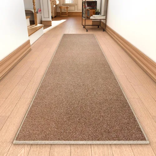 Vista 19 de AREDO Alfombra de pasillo con parte trasera de goma antideslizante, alfombra de piso suave lavable para cocina, pasillo, entrada