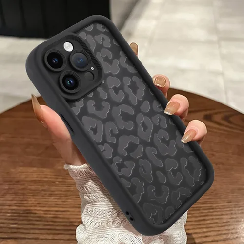 Vista 14 de Funda compatible con iPhone 11, diseño de estampado de guepardo, TPU suave a prueba de golpes, funda protectora para mujeres y niñas, funda delgada