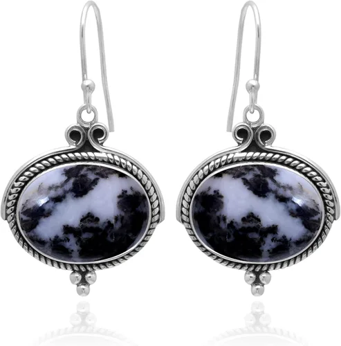 Vista 23 de Veracity Jewelry - Aretes de plata de ley con piedras preciosas para mujeres y niñas, regalo para su cumpleaños, aniversario, esposa, mamá, novia