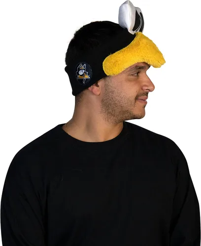 Vista 3 de Rasta Imposta Iceburgh - Diadema para mascota de la NHL, hockey sobre hielo, pingüinos de Pittsburgh, equipo deportivo para fanáticos