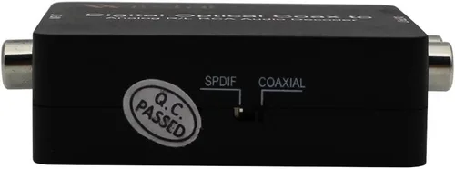 Vista 5 de Wiistar decodificador de fibra óptica con soporte AC3/DTS/Dolby Toslink coaxial digital a audio analógico izq./der. 3.5mm