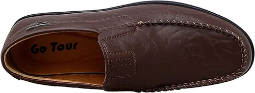 Vista 3 de Go Tour - Mocasines de piel para hombre