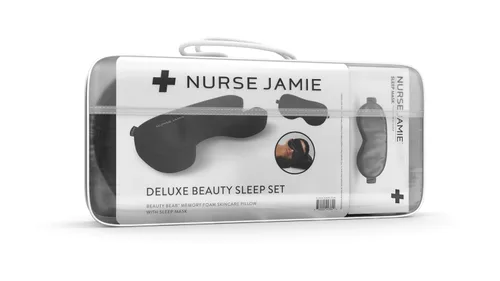Vista 7 de Nurse Jamie Beauty Bear Almohada de espuma viscoelástica para el cuidado de la piel - Soporte de espuma viscoelástica para el cuello y la cara