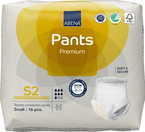Vista 15 de Abena Abena Pants - Ropa interior protectora contra la incontinencia premium, pull-ups, absorción moderada/pesada, nivel 2, talla S, 48