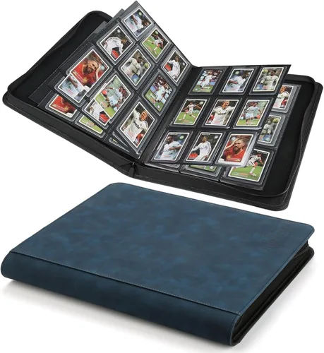 Vista 37 de Carpeta Toploader CARDBINDER, Estuches Duros Toploader, Fundas de 4 Bolsillos para hasta 128 Tarjetas. Carpeta de Tarjetas Toploader con Fundas